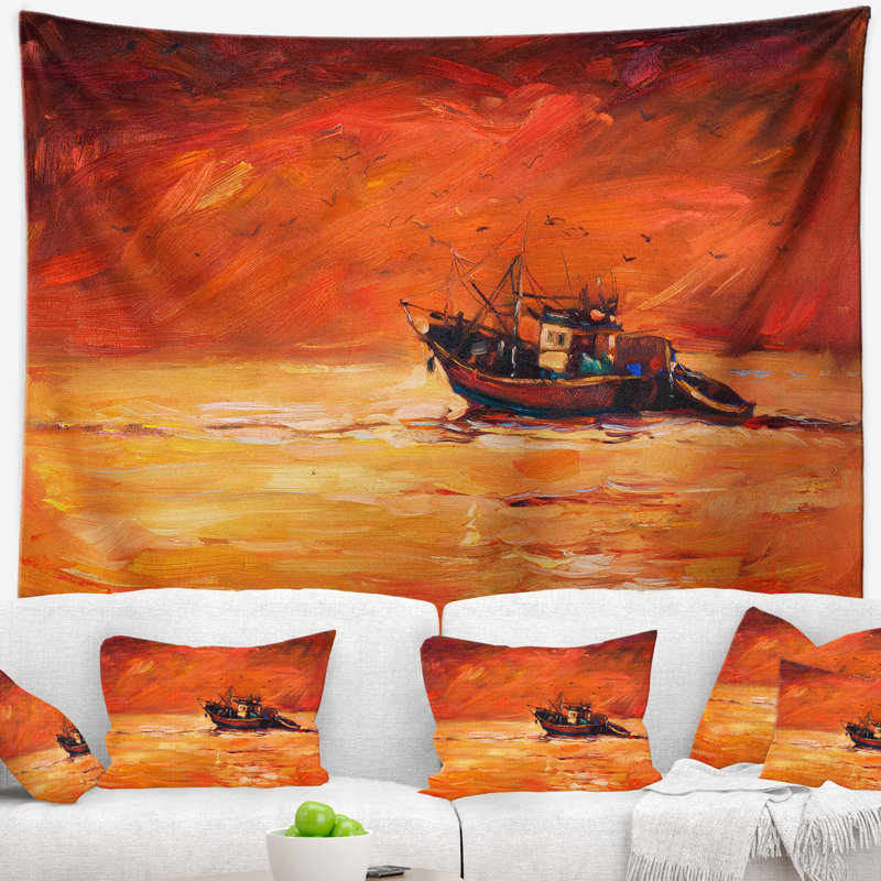 Polyester Tapestry, 32" H x 39" W