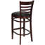 Tabouret de bar en bois à dossier vertical Prompton-535825793-535825797