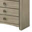 Commode 6 tiroirs beige rustique