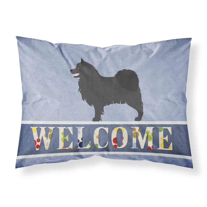 Taie d’oreiller welcome, Lapphund suédois