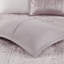 Édredon 5 pièces en fard à joues double / grand - velours froissé 2 taies décoratives et coussins décoratifs avec motif plissé-118652034
