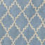 Tapis bleu / crème en laine touffeté à la main Carolene-1020675220