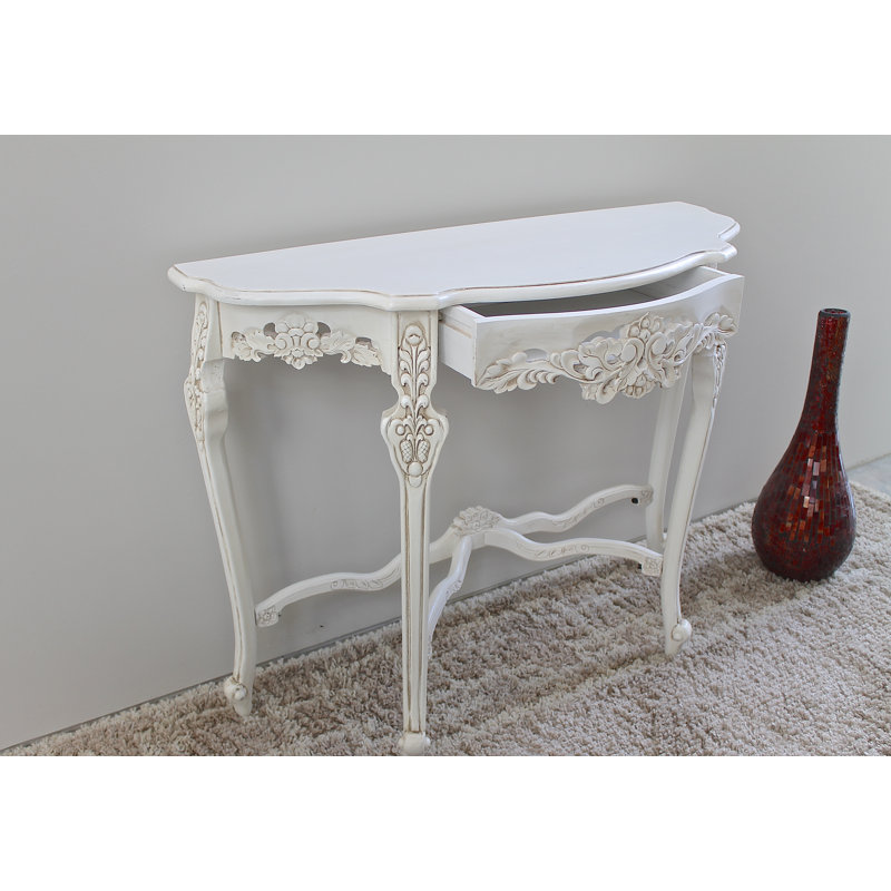 Console Aodee, Blanc antique
