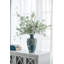 Vase bleu et brun