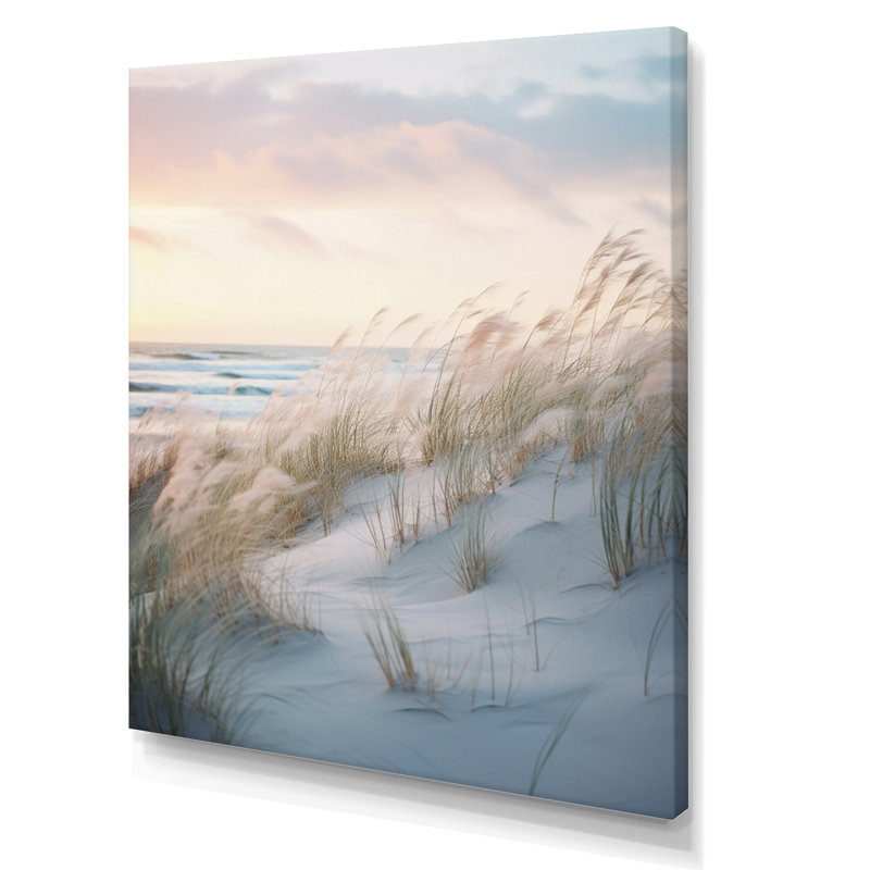 Elstone, belle vue sur la plage avec photo sur toile, H 32 po x l 16 po x P 1 po