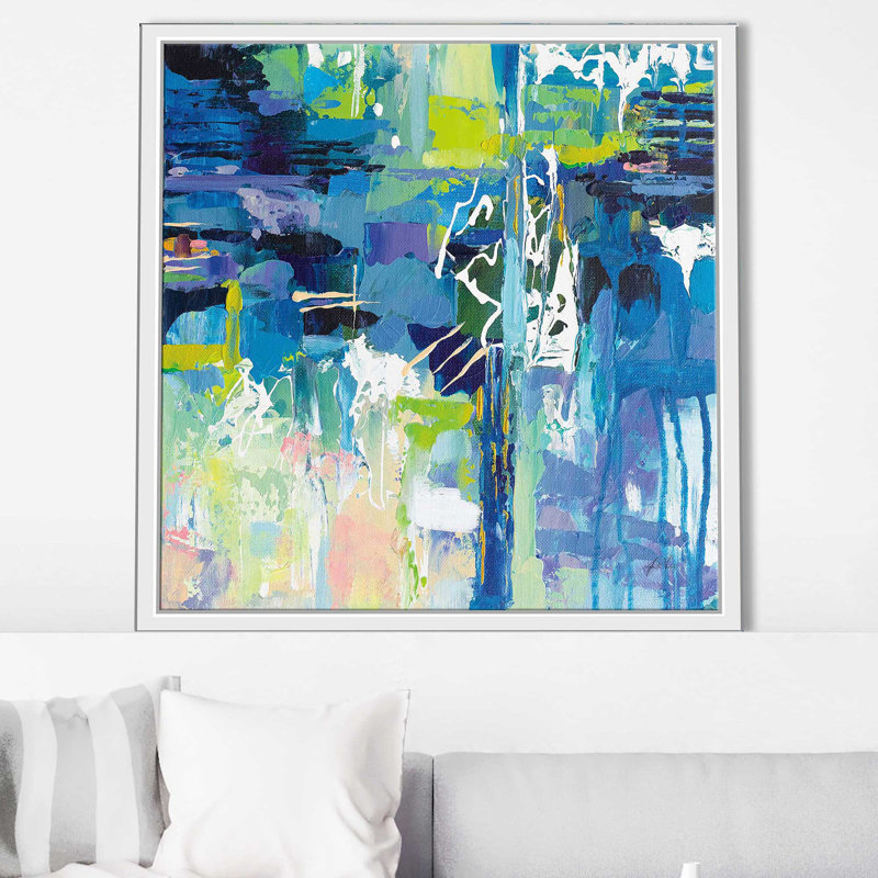 «Sequence (Square)» par Jeanette Vertentes, reproduction, Cadre flottant blanc, H 27,5 po x l 27,5 po x P 2 po