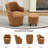 360 Modern Swivel Barrel Chair with Ottoman-1562079343