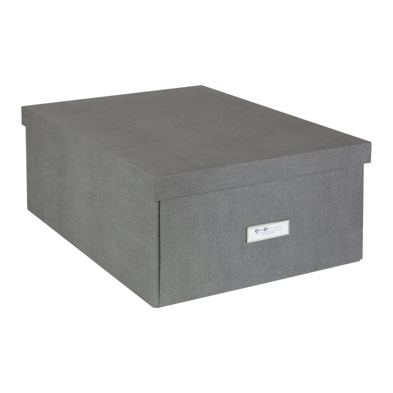 Boîte de rangement pliable Bigso Katrin KD | Boîte de rangement pour photos, Gris