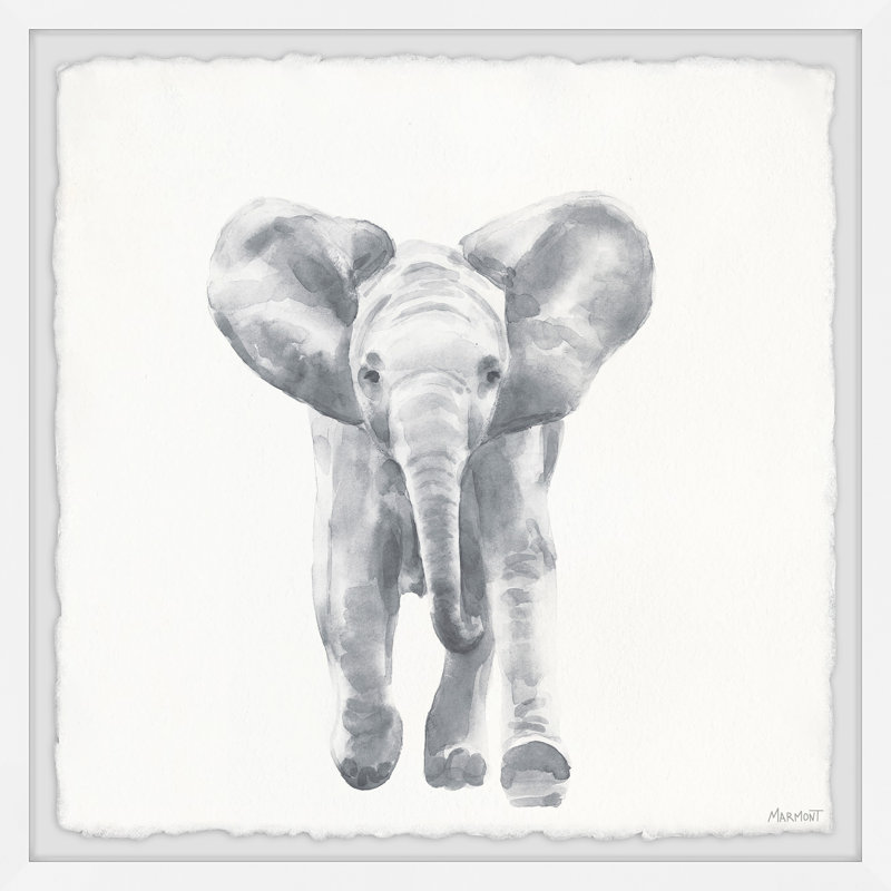 Triptyque parcours éléphant pour bébé, H 24 po x l 24 po x P 1,5 po