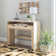 Hundo Contemporary Minimalist Extendable Desk with Drawers