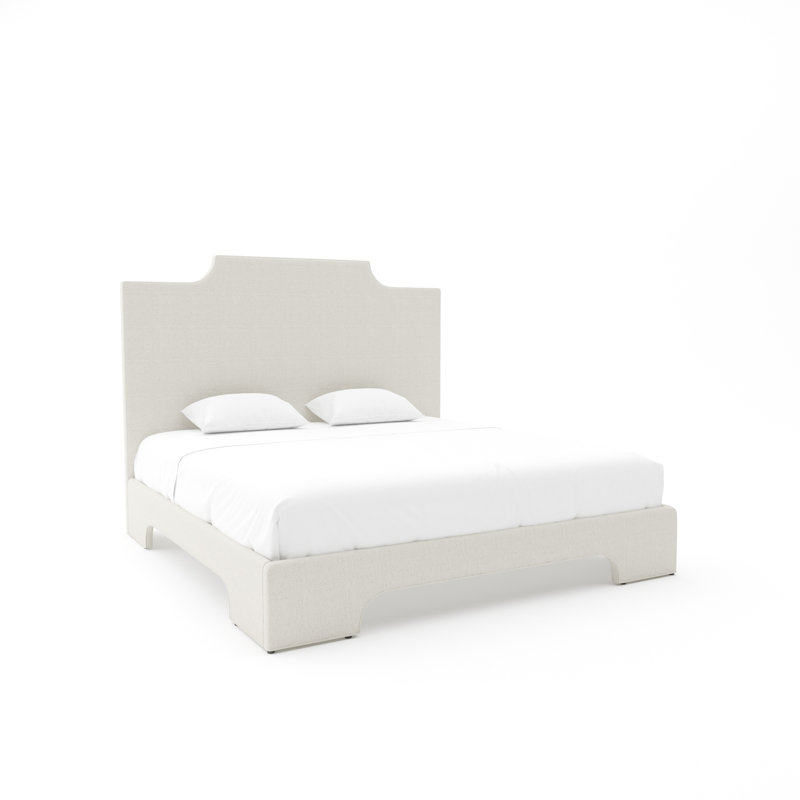 Hudson Bed, Posh Life Performance Velvet Bayoux, King