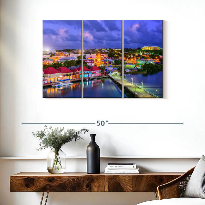 Nicci St. John's Skyline, 24" H x 38" W