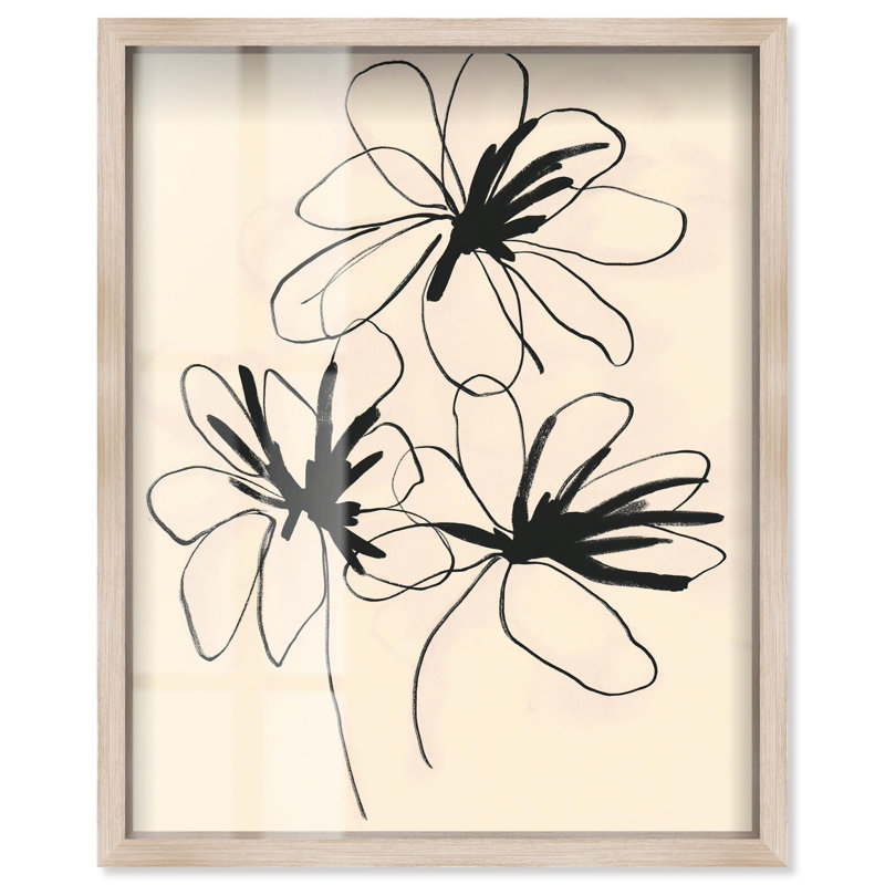 Fleurs de Calligray, Crème, H 25 po x l 21 po