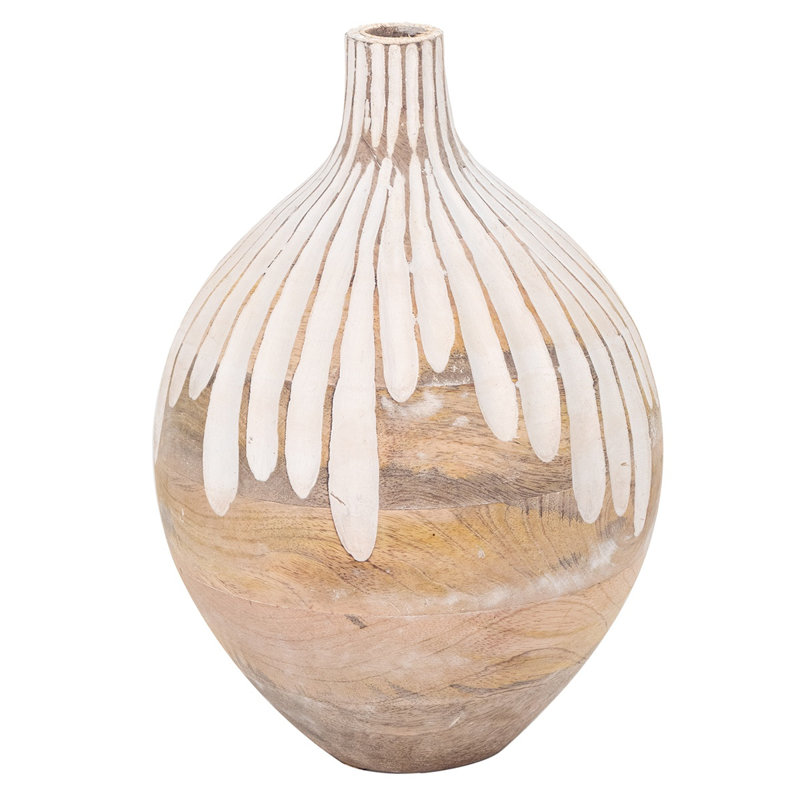 Wood Table Vase