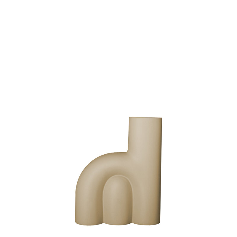 Organic White Ceramic Novelty Table Vase