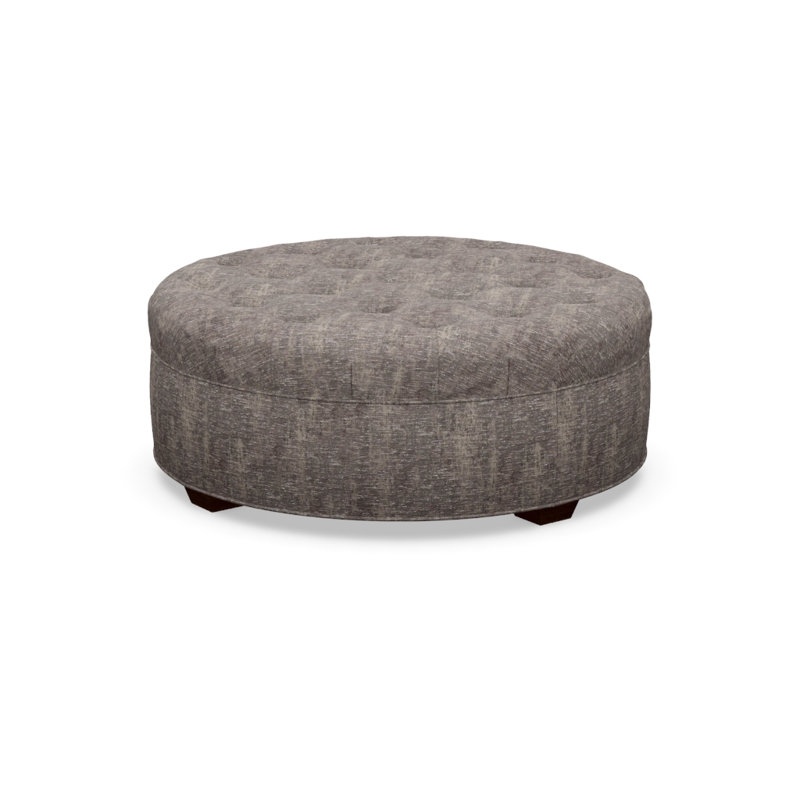 Round Ottoman, 9637-49, Walnut