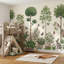 Papier peint botanique paysage de jardin amovible-471149015-471149022