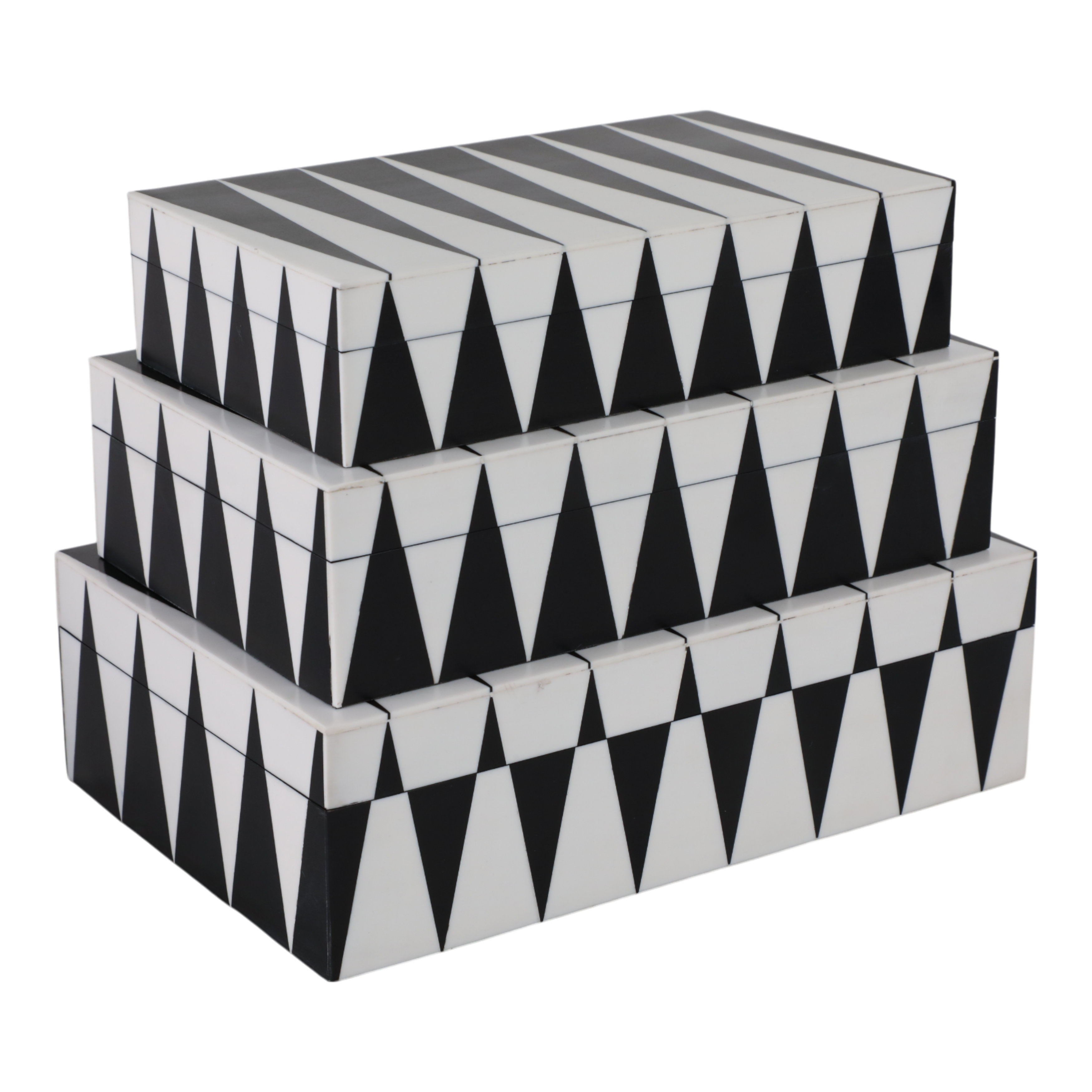 Everly Quinn Resin, Wood & Non-Woven Fabric Decorative Storage Boxes ...