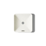 Vox Ceramic Square Vessel Bathroom Sink with Overflow