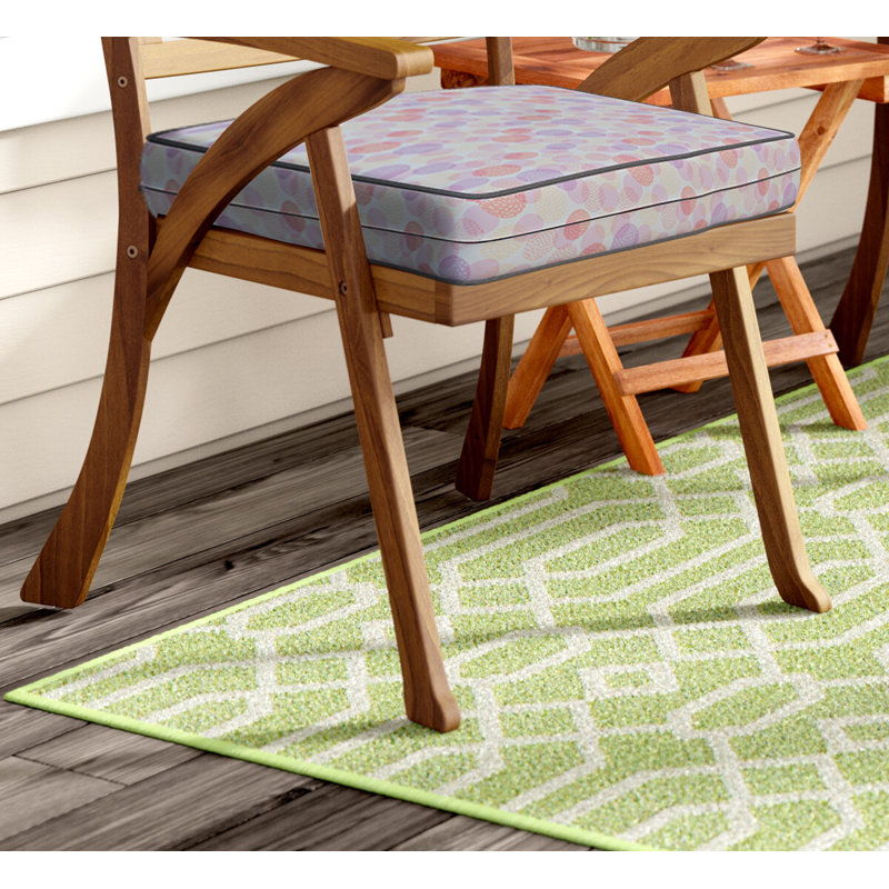 Outdoor Waterproof Square Seat Cushion Cover, Individual Box Cushion Sofa Couch Cover With Piping, 5" H x 21" W x 21" D