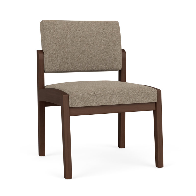 Chaise sans accoudoirs Lenox, Noyer Riftwood, Limon Archetype