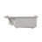 Aquatique 60" x 32" Single Threshold Shower Base With Right Hand Drain and Integral Left Hand Seat -50776661-50776660