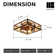 19.7 in. Ceiling Fan with Light Kit