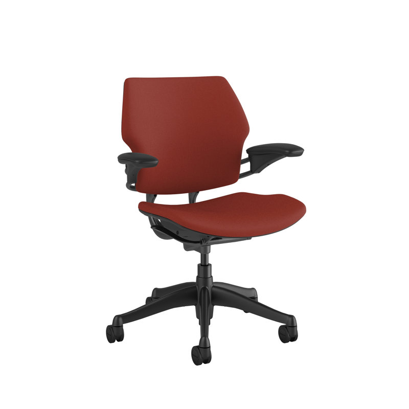 Freedom Ergonomic Task Chair - Guest, Graphite, Beige - 25