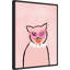 «Cat in Pearls» par Kendra Dandy - reproduction sur toile flottante