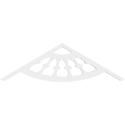 Classic Wagon Wheel Architectural Grade PVC Gable