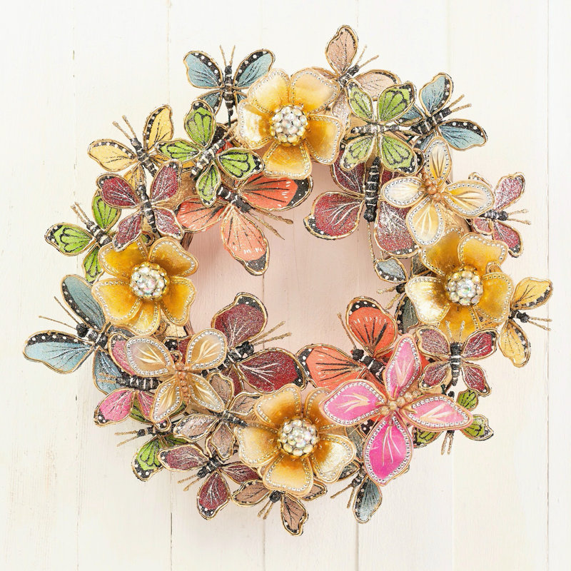Couronne de papillon 22 po Capiz