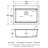 30X22" White Quartz Kitchen Sink Drop - In Workstation, Smooth Surface, Eliminates Vibration, Reduces Dirt, Comes With Colander And Installation Guide Workstation Sink, Composite, Quiet Operation,