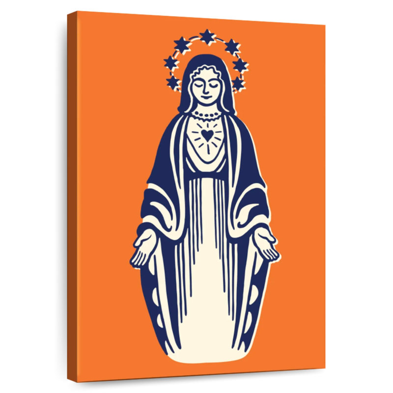 Leisha, Vierge Marie, H 24 po x l 16 po