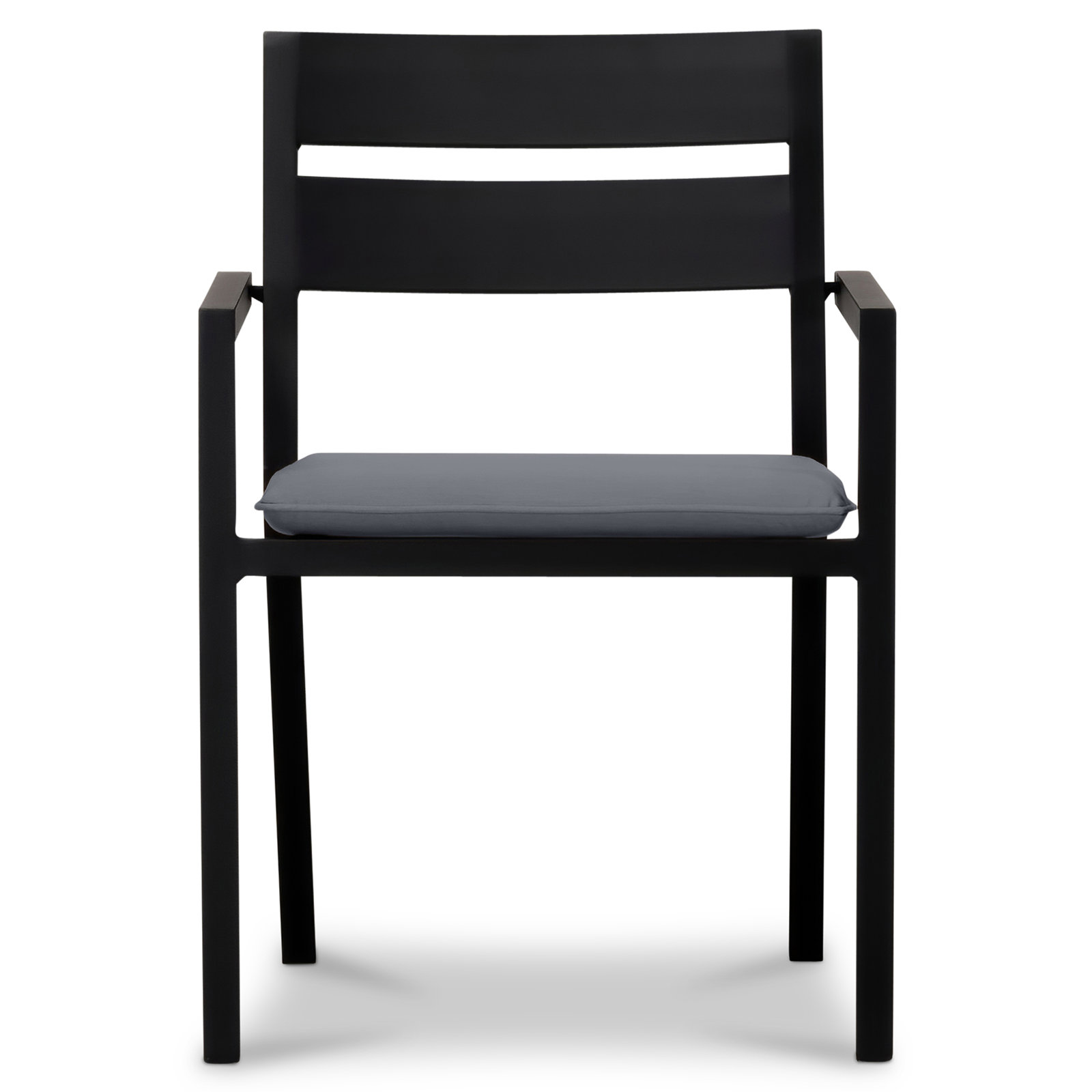 Eartha 36" Patio Dining Set, Canvas Regatta Sunbrella® Canvas, Black