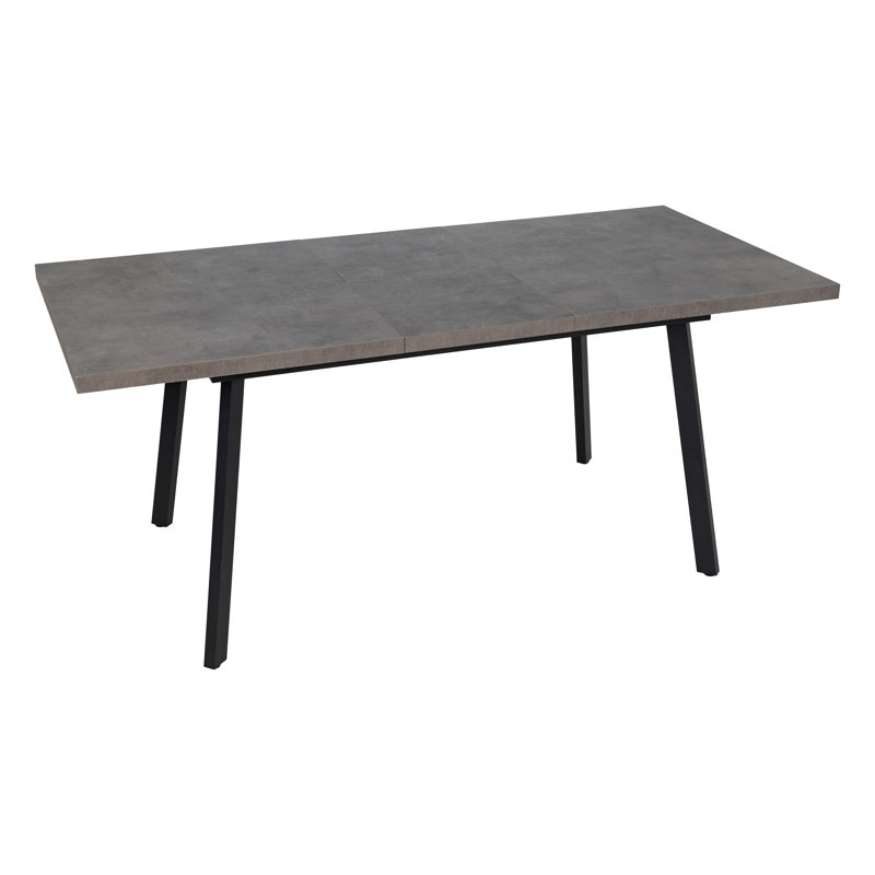 Aasiah Metal Base Dining Table, Grey