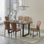 Lelania Modern Faux Leather Upholstered Dining Chairs-194136748