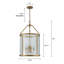 Lustre tambour en fer à intensité variable 4 lumières Qudarius-443200436