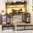Wilcott Metal Base Computer Desk with Power Outlet-688669725-688669727