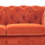 Soule - Causeuse transitionnelle en velours-457280217-457452749