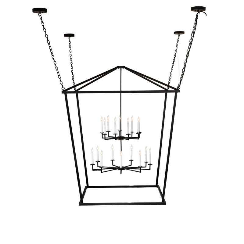 Luminaire suspendu carré 76 po Kitzi