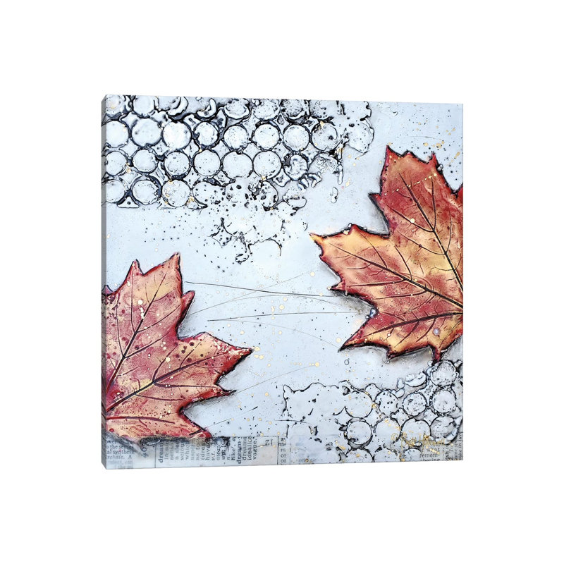 Channeling Fall III by Britt Hallowell - Wrapped Canvas Gallery-Wrapped Canvas Giclée, 30.48 cm H x 30.48 cm W