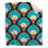 Blue Orange Shell Pattern Blankets