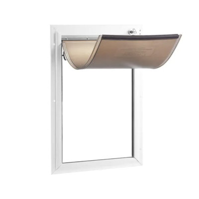 Pet Door Replacement Flap, Compatible with Flap Pet Doors, Measures 5.25" x 8.13" Longer Lasting, Weather-proof, Thickened PVC Dog Door Replacement Flap with Long Magnetic Strip (Small)