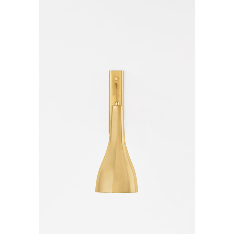 Ashland  Flush Mount Sconce, Aged Brass, 5.75"Hx16.25" Dia.