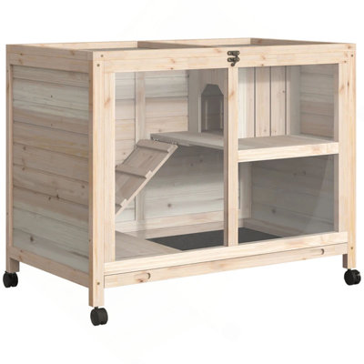 Bunny Cage,Small Rabbit Hutch,Spacious Pet House