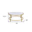 Table basse ronde 36 po Gracie Mills