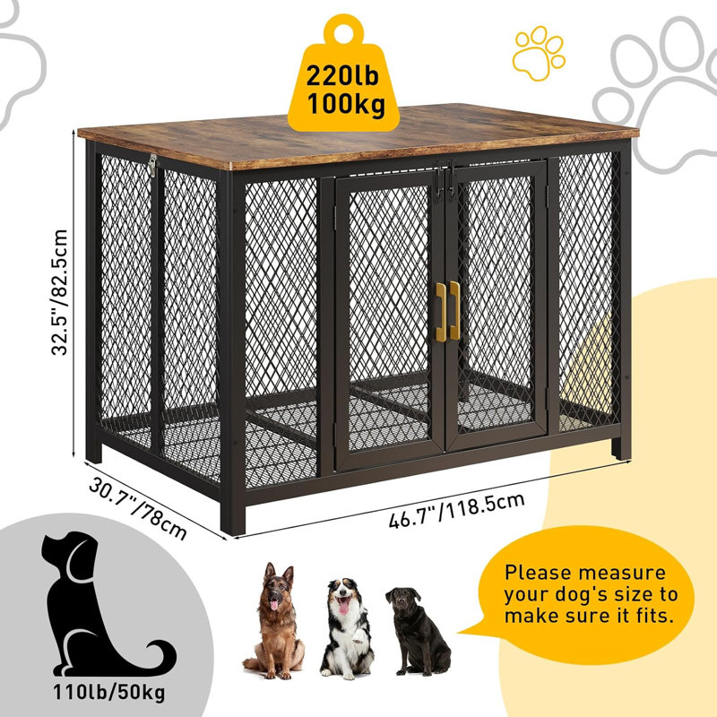 Pet Crate with 2 Doors