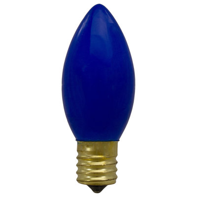 7 Watt C9 Incandescent Non-Dimmable Light Bulb, E17/Intermediate Base