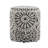 Meadow Mosaic Storage Ottoman with Tufted & Knotted Design