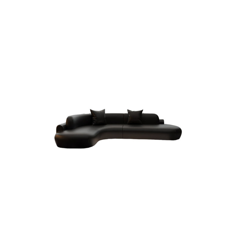 Canapé d'angle en L, 27.56" H x 94.49" W x 94.49" D, 4
